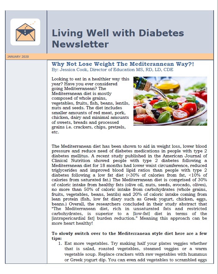 diabetic newsletters